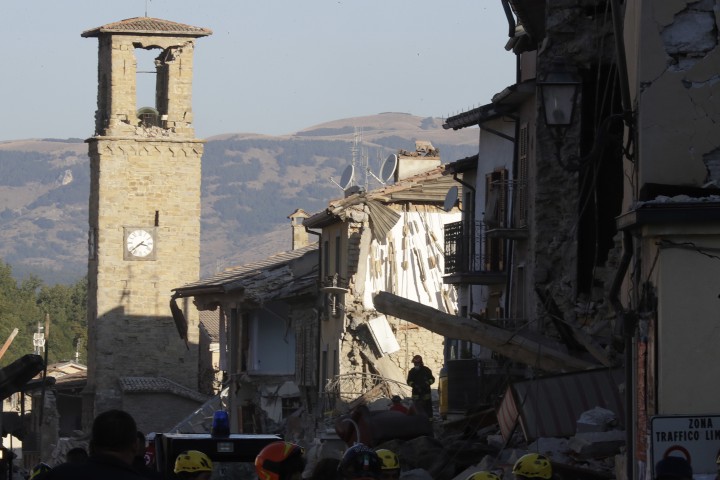 Епицентърът е бил само на 3 километра от град Аматриче