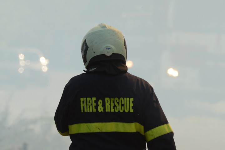 Сигналът за огъня е подаден на тел 112 в 7