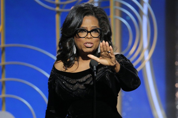 Американската телевизионна звезда Опра Уинфри произнесе пламенна реч на церемонията