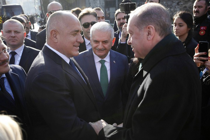 Двамата се събраха в Истанбул по повод откриването на обновената