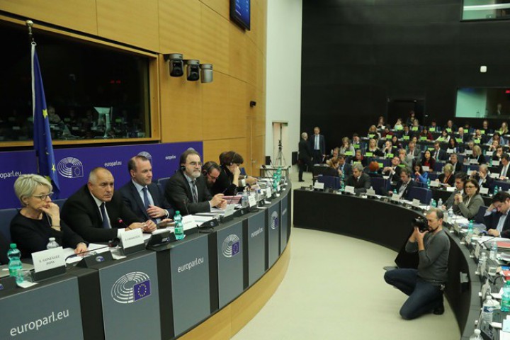 Министър-председателят Бойко Борисов се срещна с групата на Европейската народна