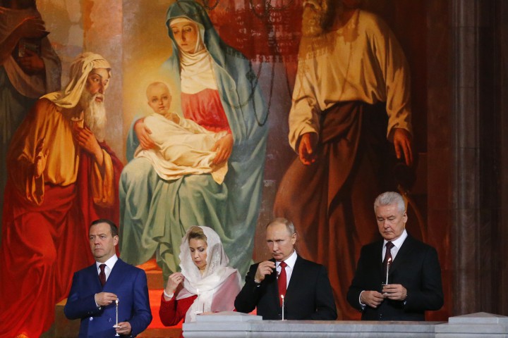 Президентът на Русия Владимир Путин поздрави православните християни и всички